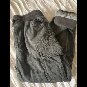 GAP boys lined cargo pants size small